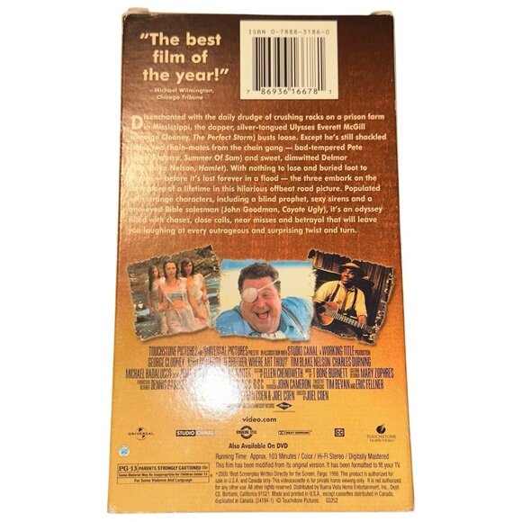 O Brother Where Art Thou? (VHS, 2000) George Clooney - Picture 5 of 8